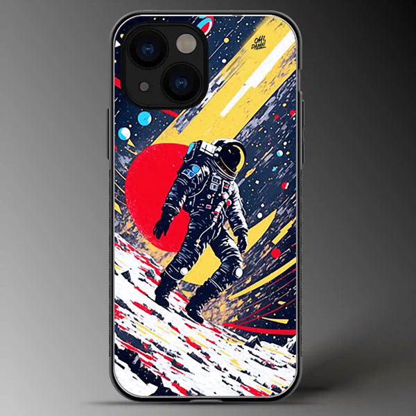 Colorful Astronaut | Space | Colored | Glass Phone Cover | Mobile Cover (Case) | Back Cover