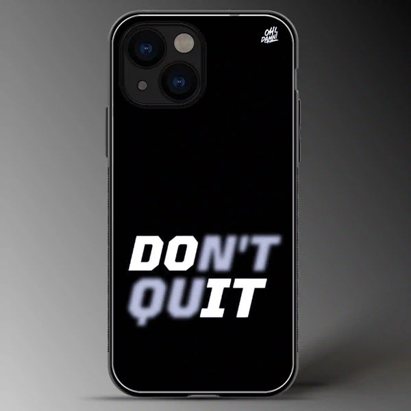 Do It | Quotes | Colored | Glass Phone Cover | Mobile Cover (Case) | Back Cover