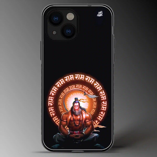 Hanuman | Gods | Colored | Glass Phone Cover | Mobile Cover (Case) | Back Cover