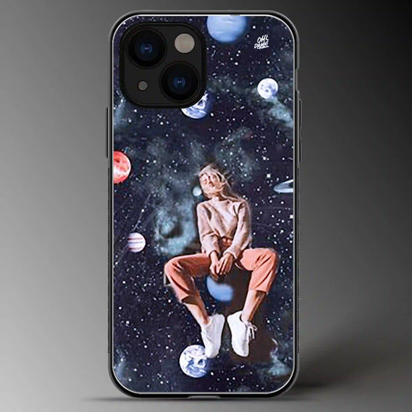 Dreaming Among Stars | Space | Colored | Glass Phone Cover | Mobile Cover (Case) | Back Cover