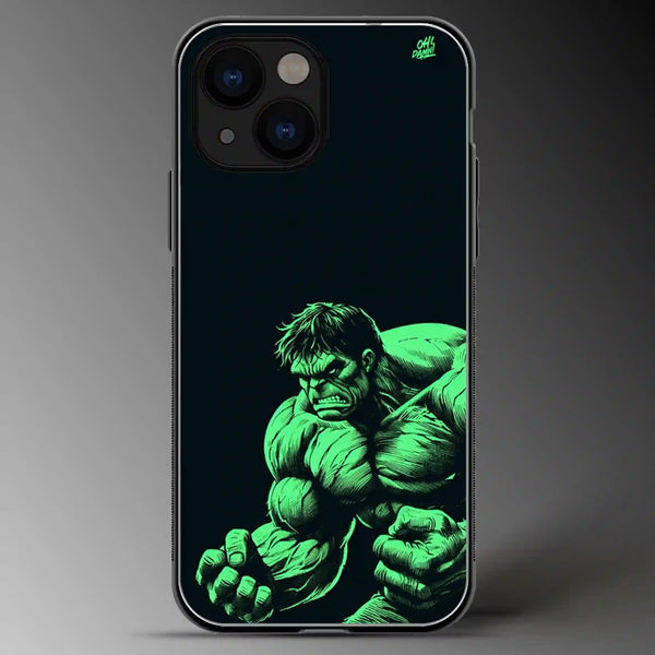 Hulk | Marvel | Superhero | Colored | Glass Phone Cover | Mobile Cover (Case) | Back Cover