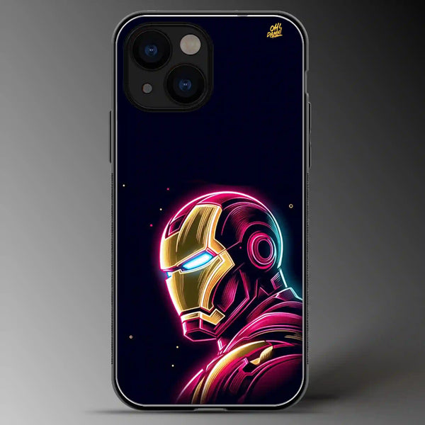 Iron-Man | Marvel | Superhero | Colored | Glass Phone Cover | Mobile Cover (Case) | Back Cover