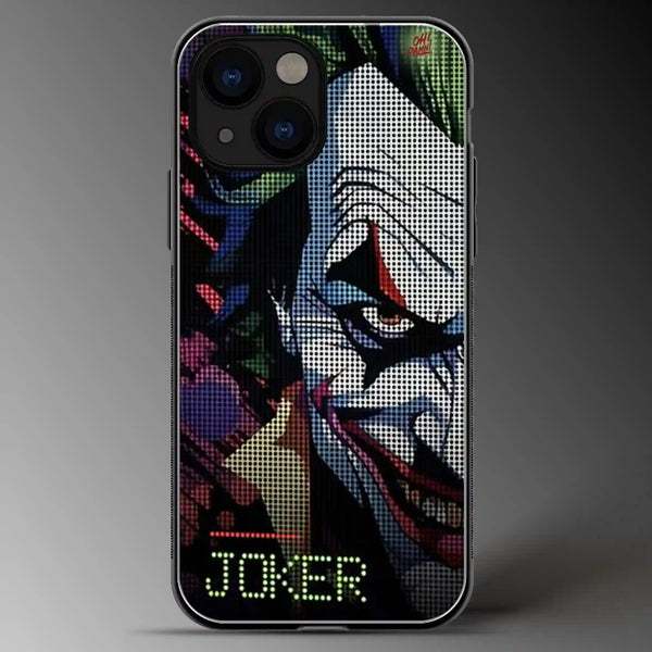 Joker Art | DC | Superhero | Colored | Glass Phone Cover | Mobile Cover (Case) | Back Cover