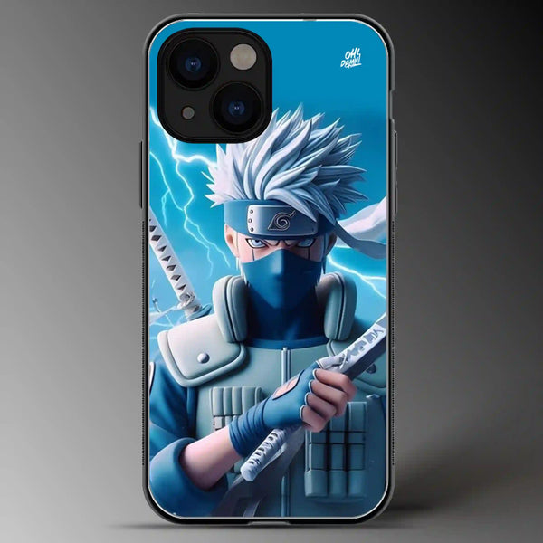 Kakashi | Naruto | Anime | Colored | Glass Phone Cover | Mobile Cover (Case) | Back Cover