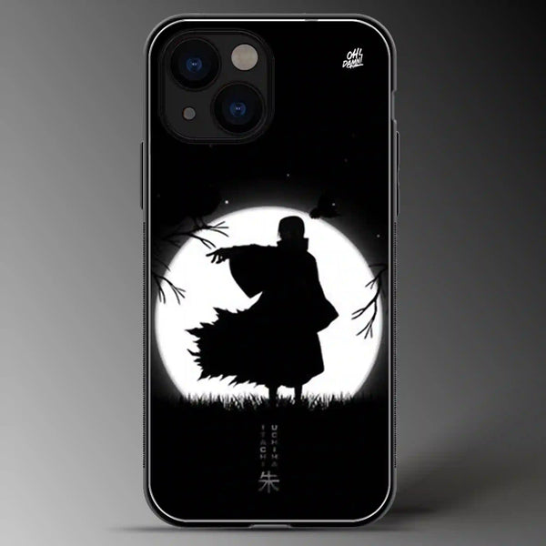 Uchiha Itachi | Anime | Colored | Glass Phone Cover | Mobile Cover (Case) | Back Cover