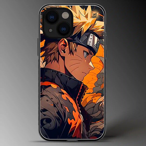 Naruto (Sidelook) | Anime | Colored | Glass Phone Cover | Mobile Cover (Case) | Back Cover