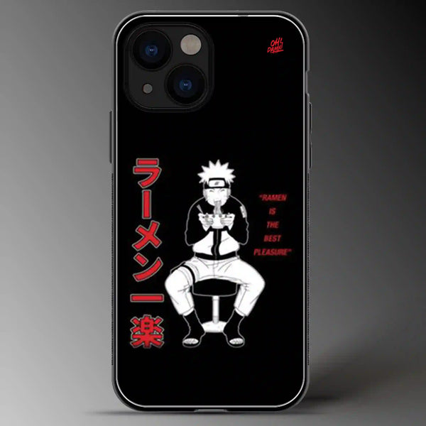 Ramen is the Best Pleasure (Naruto) | Anime | Colored | Glass Phone Cover | Mobile Cover (Case) | Back Cover