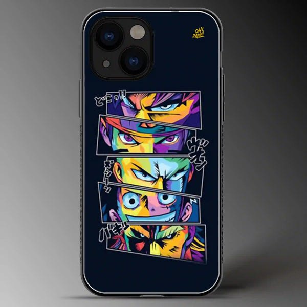 Eyes (All Characters) | One Piece | Anime | Colored | Glass Phone Cover | Mobile Cover (Case) | Back Cover