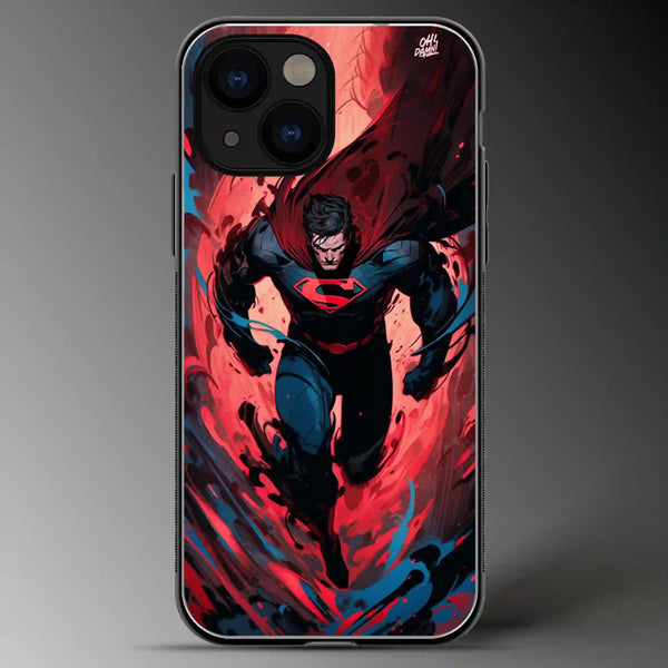 Superman | DC | Superhero | Colored | Glass Phone Cover | Mobile Cover (Case) | Back Cover