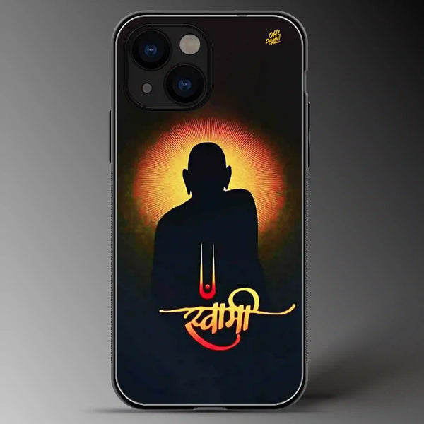 Swami Samarth | Gods | Colored | Glass Phone Cover | Mobile Cover (Case) | Back Cover