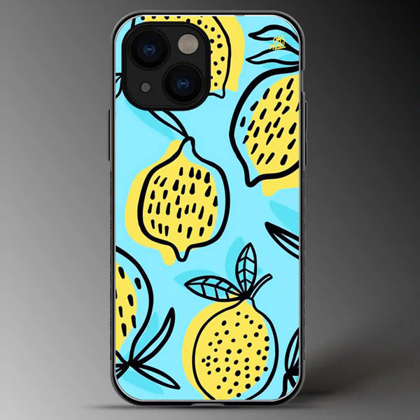 Too Lemony | Abstract | Colored | Glass Phone Cover | Mobile Cover (Case) | Back Cover