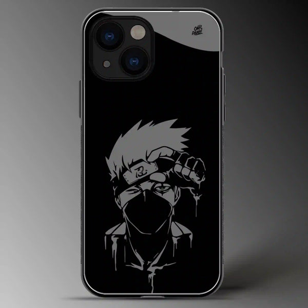 Kakashi | Naruto | Anime | Grey Scale | Glass Phone Cover | Mobile Cover (Case) | Back Cover