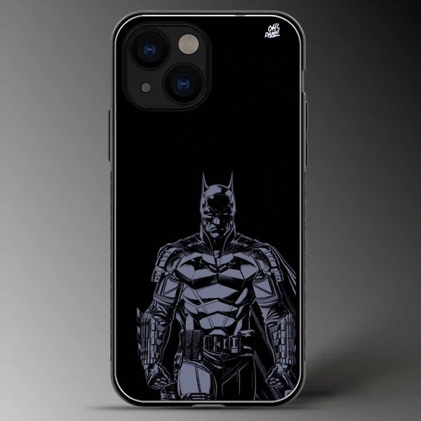 Batman (Angry look) | DC | Superhero | Colored | Glass Phone Cover | Mobile Cover (Case) | Back Cover