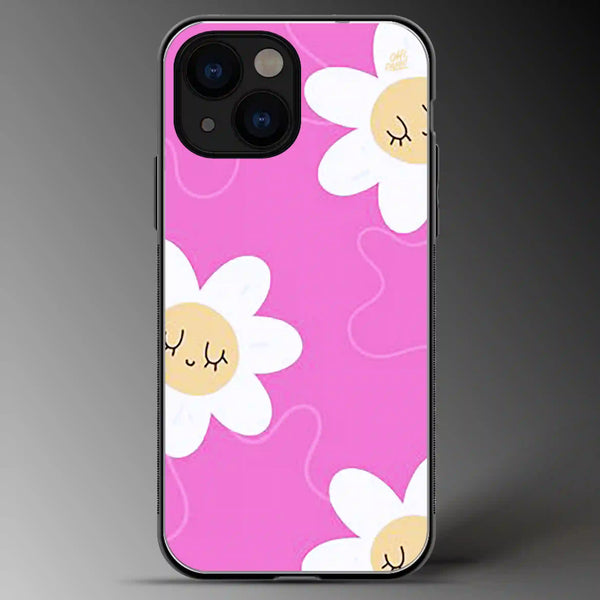 Pretty Daisy | Abstract | Colored | Glass Phone Cover | Mobile Cover (Case) | Back Cover