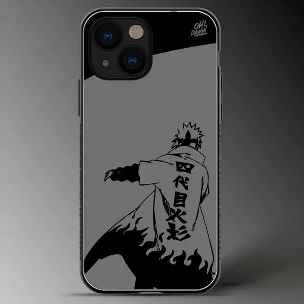 Sasuke | Naruto | Anime | Grey Scale | Glass Phone Cover | Mobile Cover (Case) | Back Cover