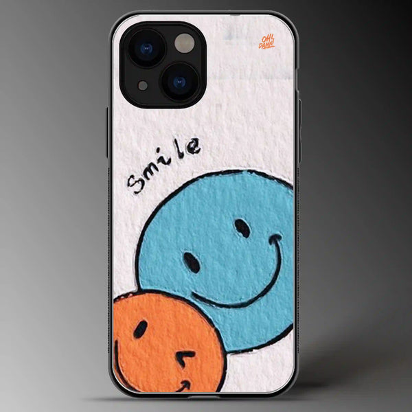 Smiles | Abstract | Colored | Glass Phone Cover | Mobile Cover (Case) | Back Cover