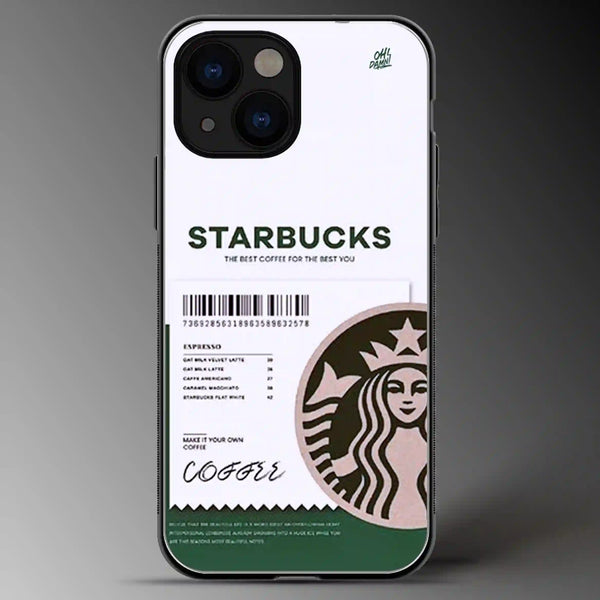 Starbucks (Expresso) | Abstract | Colored | Glass Phone Cover | Mobile Cover (Case) | Back Cover